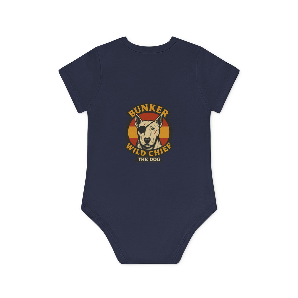 Organic Baby Bunker WC Spanish Flag Bodysuit BL02