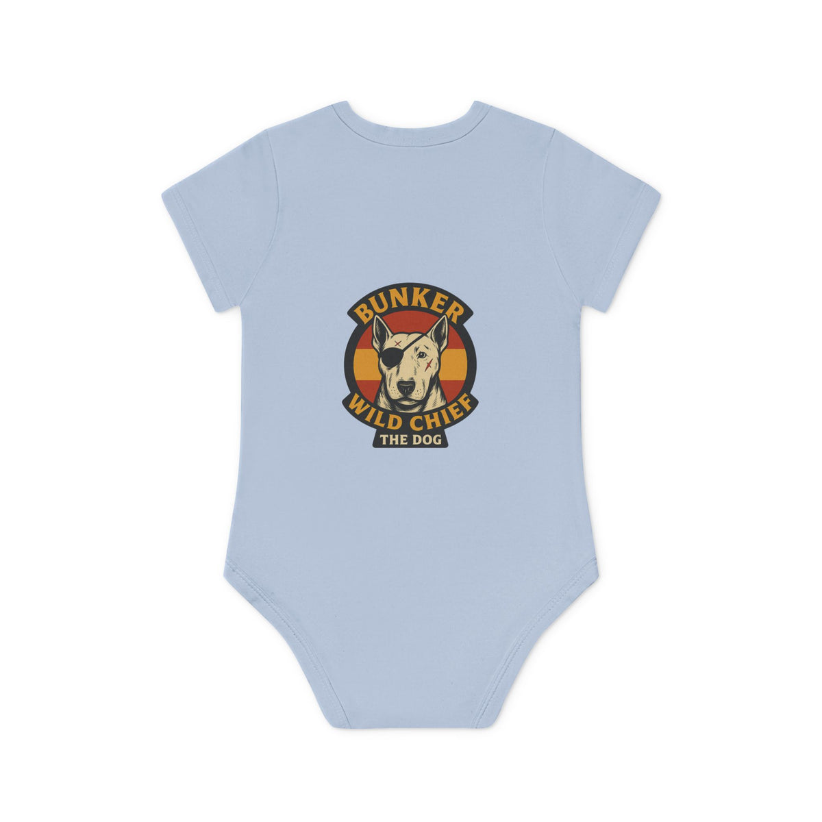 Organic Baby Bunker WC Spanish Flag Bodysuit BL02