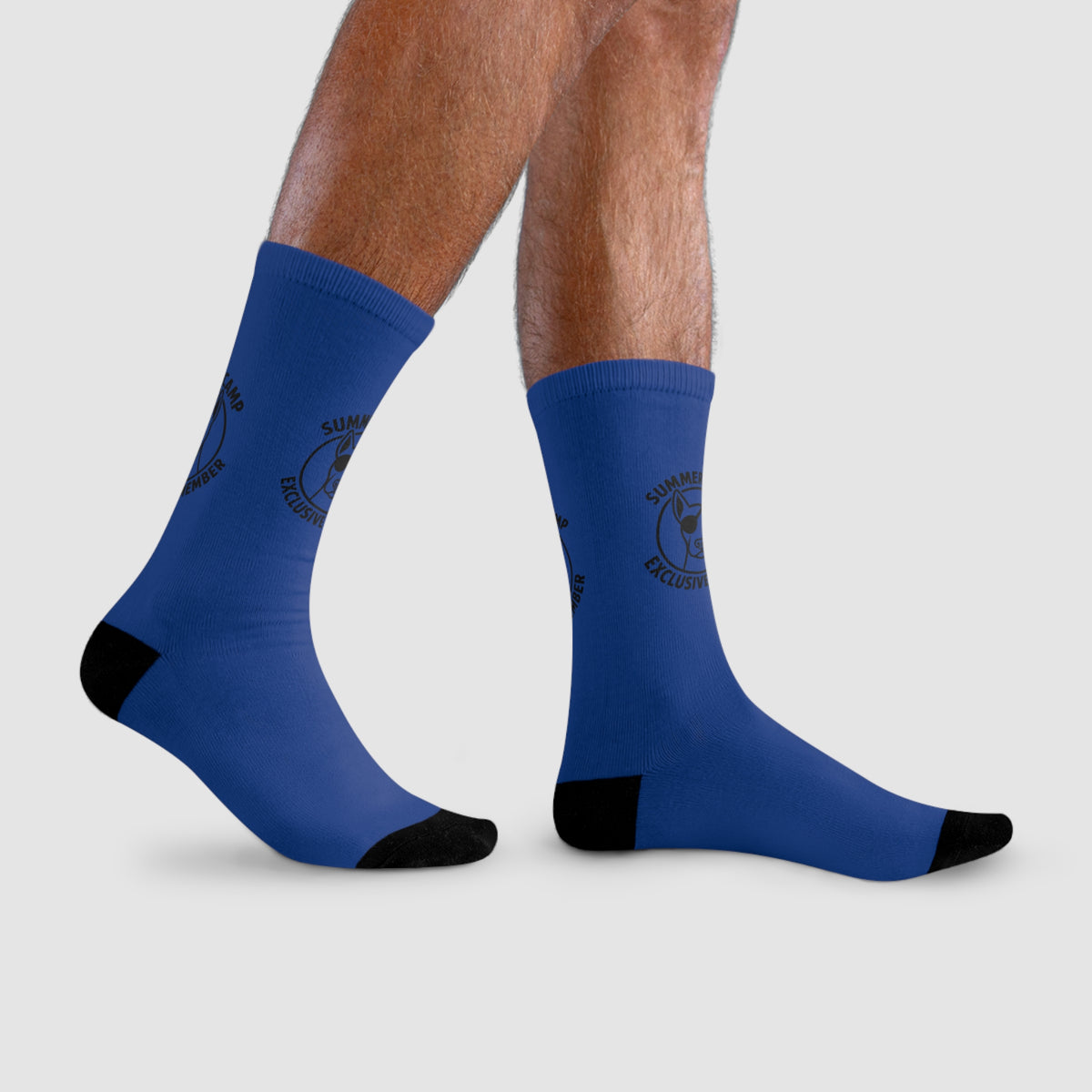 Summer Camp Exclusive Members Gray Socks BL