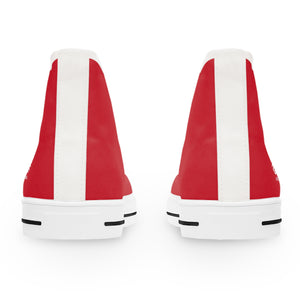 Bunker WC Red Women's High Top Sneakers WL02
