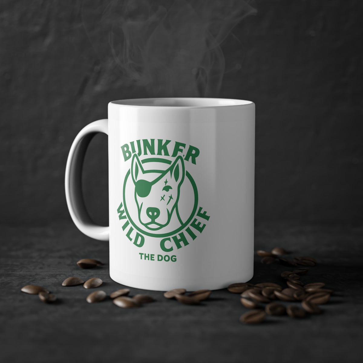 Bunker WC 11oz Ceramic Coffee Cup GL02