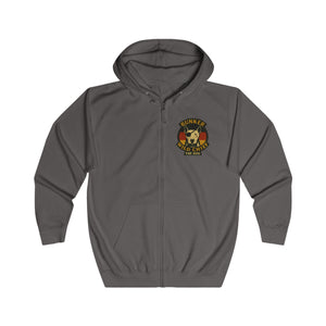Bunker WC German Flag Unisex Full Zip Hoodie, BL02