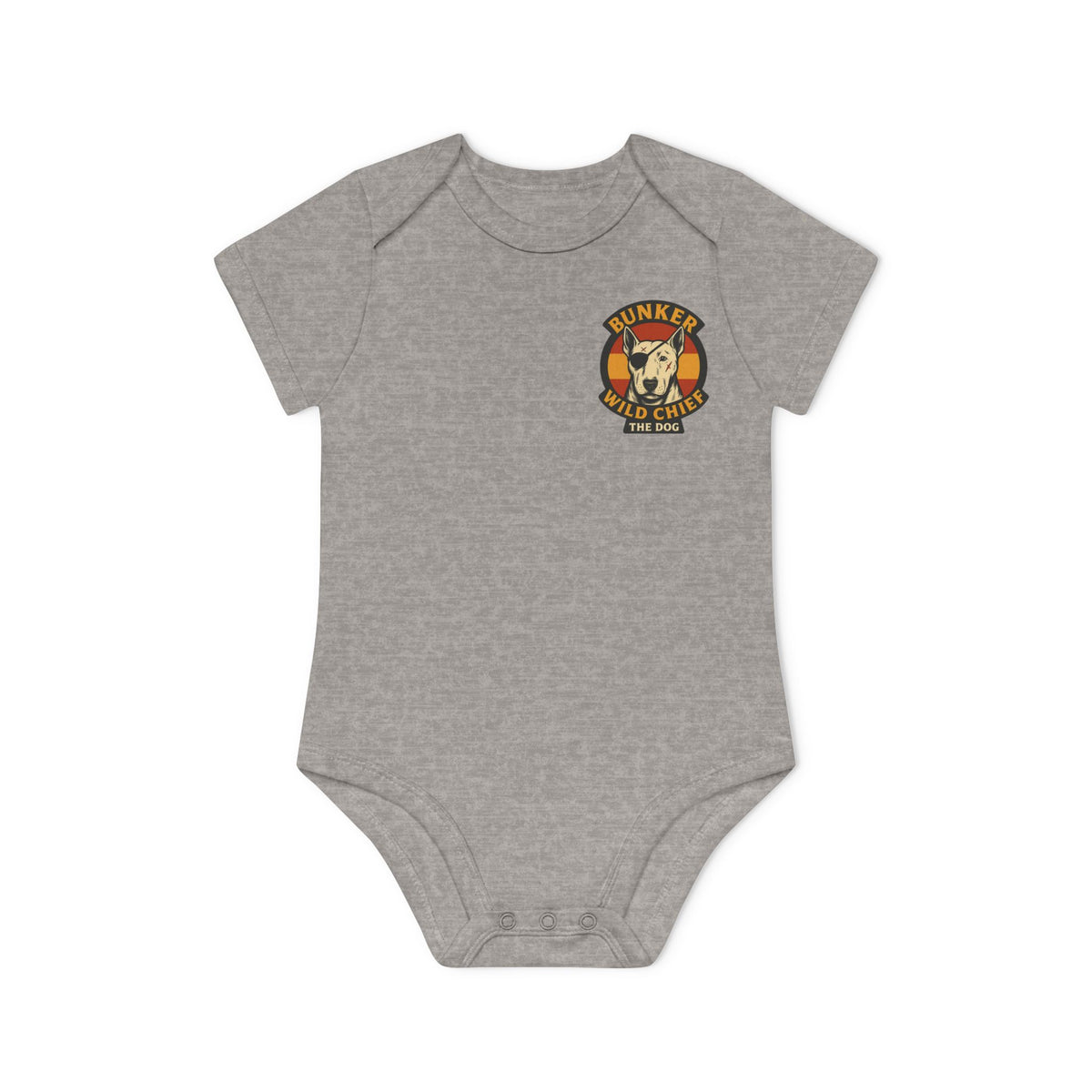Organic Baby Bunker WC Spanish Flag Bodysuit BL02