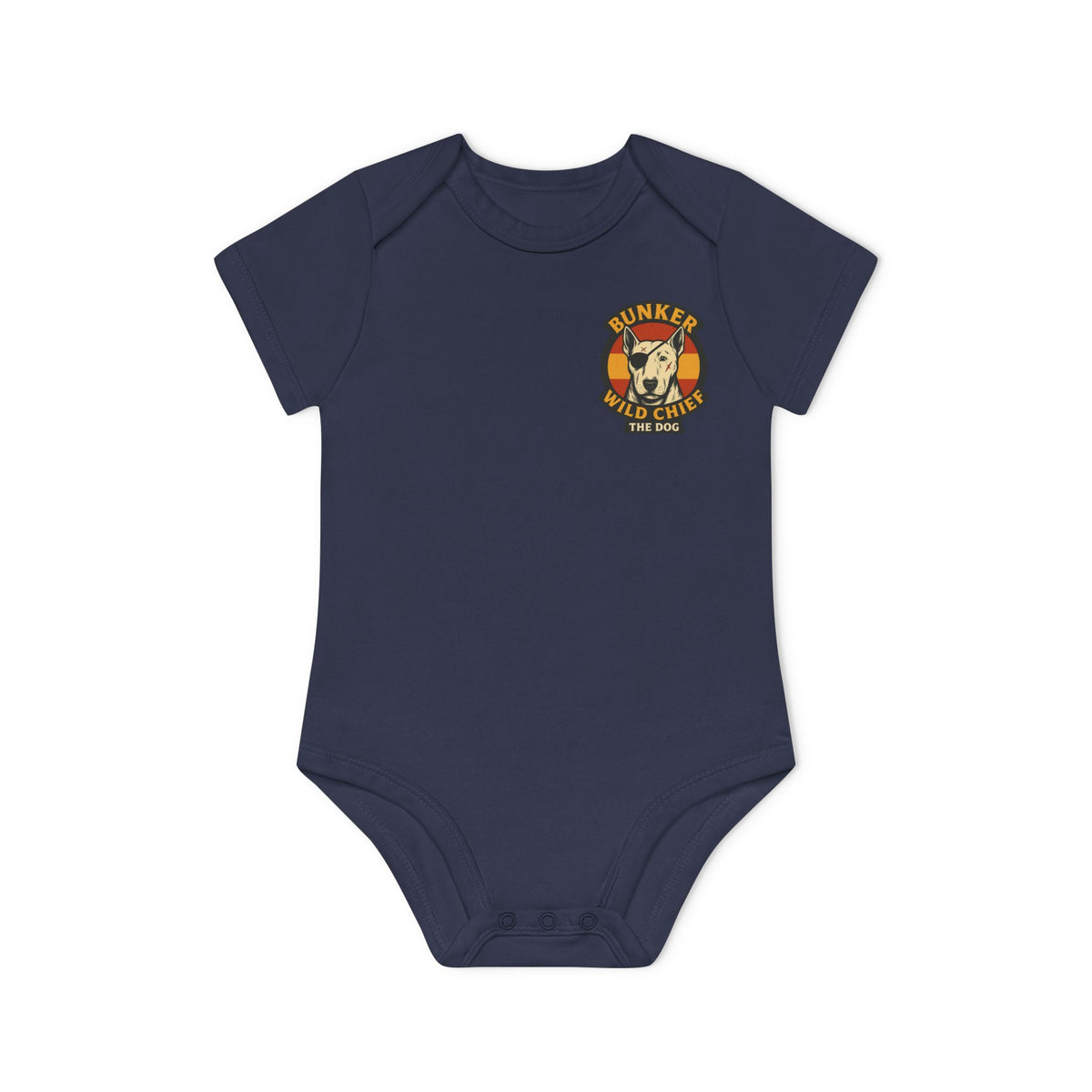 Organic Baby Bunker WC Spanish Flag Bodysuit BL02