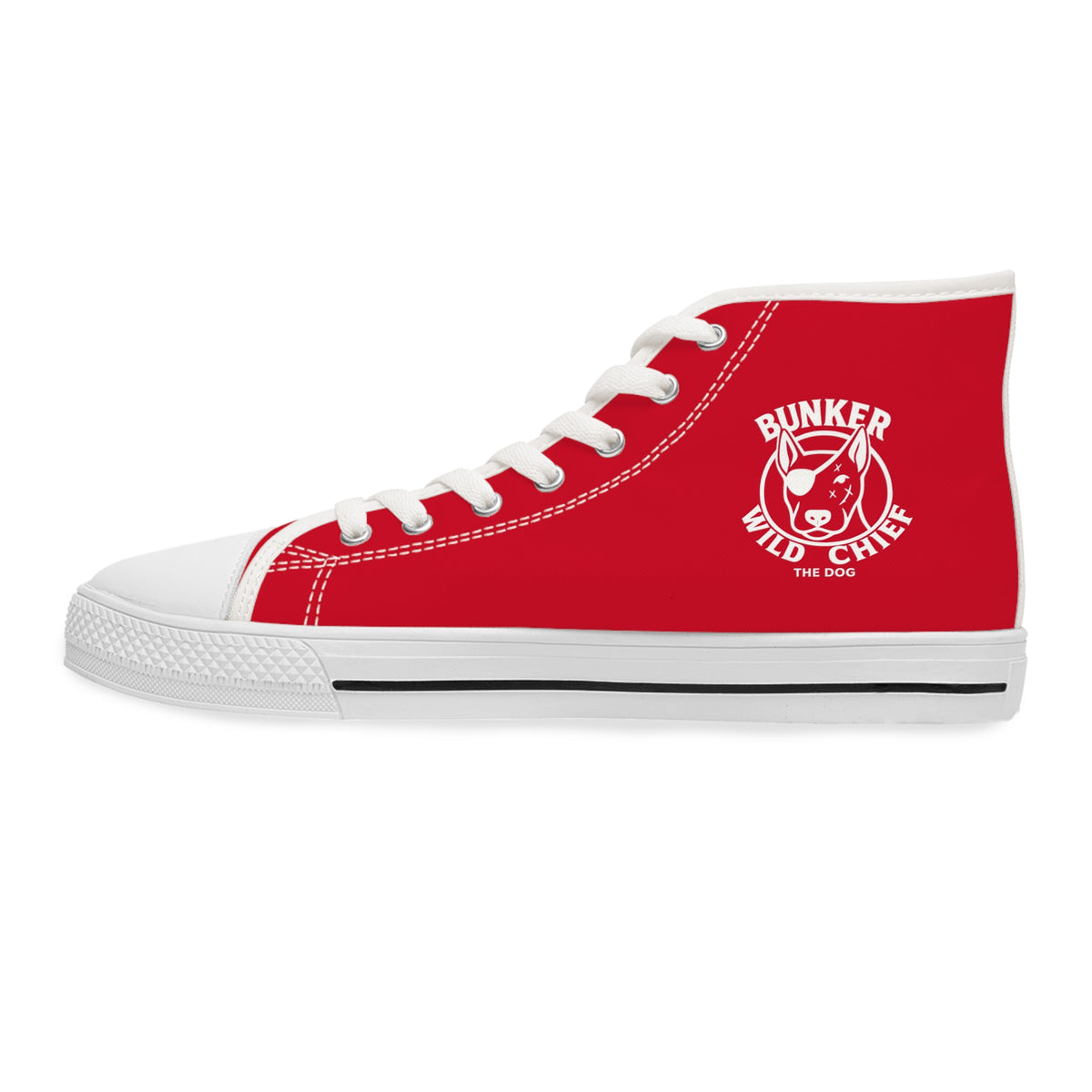 Bunker WC Red Women's High Top Sneakers WL02