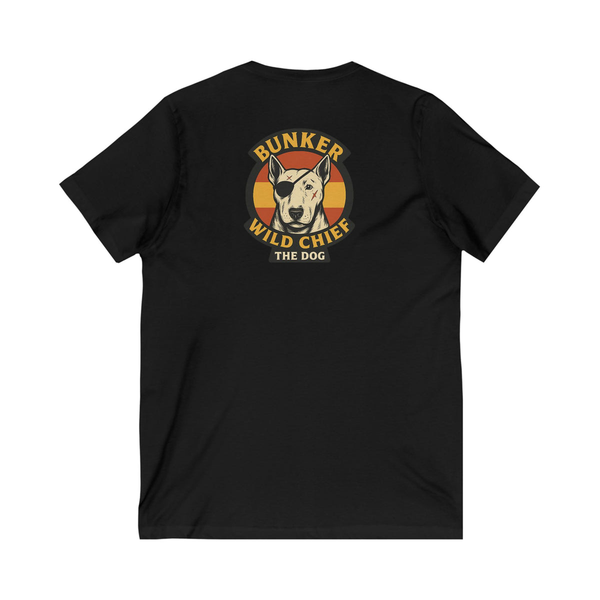 Bunker WC Spanish Flag Unisex V-Neck T-Shirt WL02