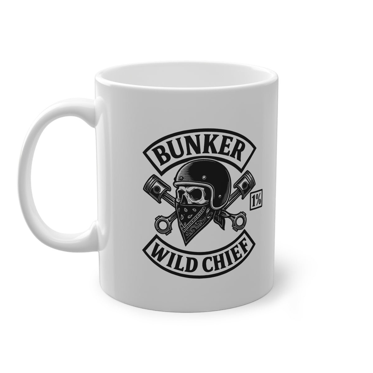 Bunker WC Helmet 11oz Ceramic Coffee Cup BL02