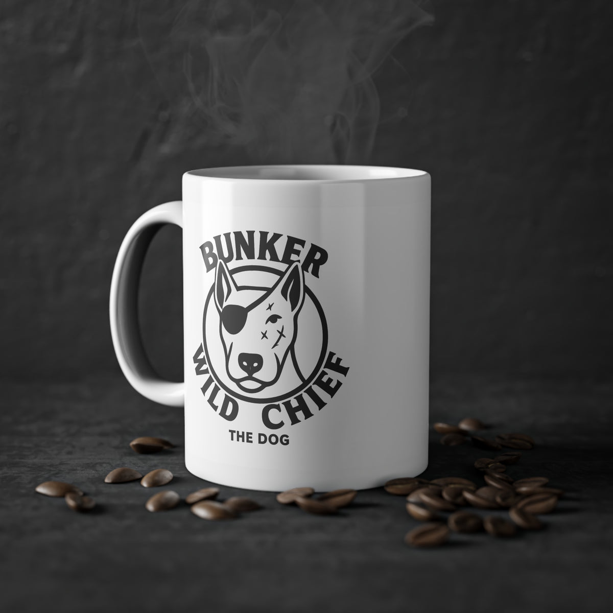 Bunker WC 11oz Ceramic Coffee Cup BL02