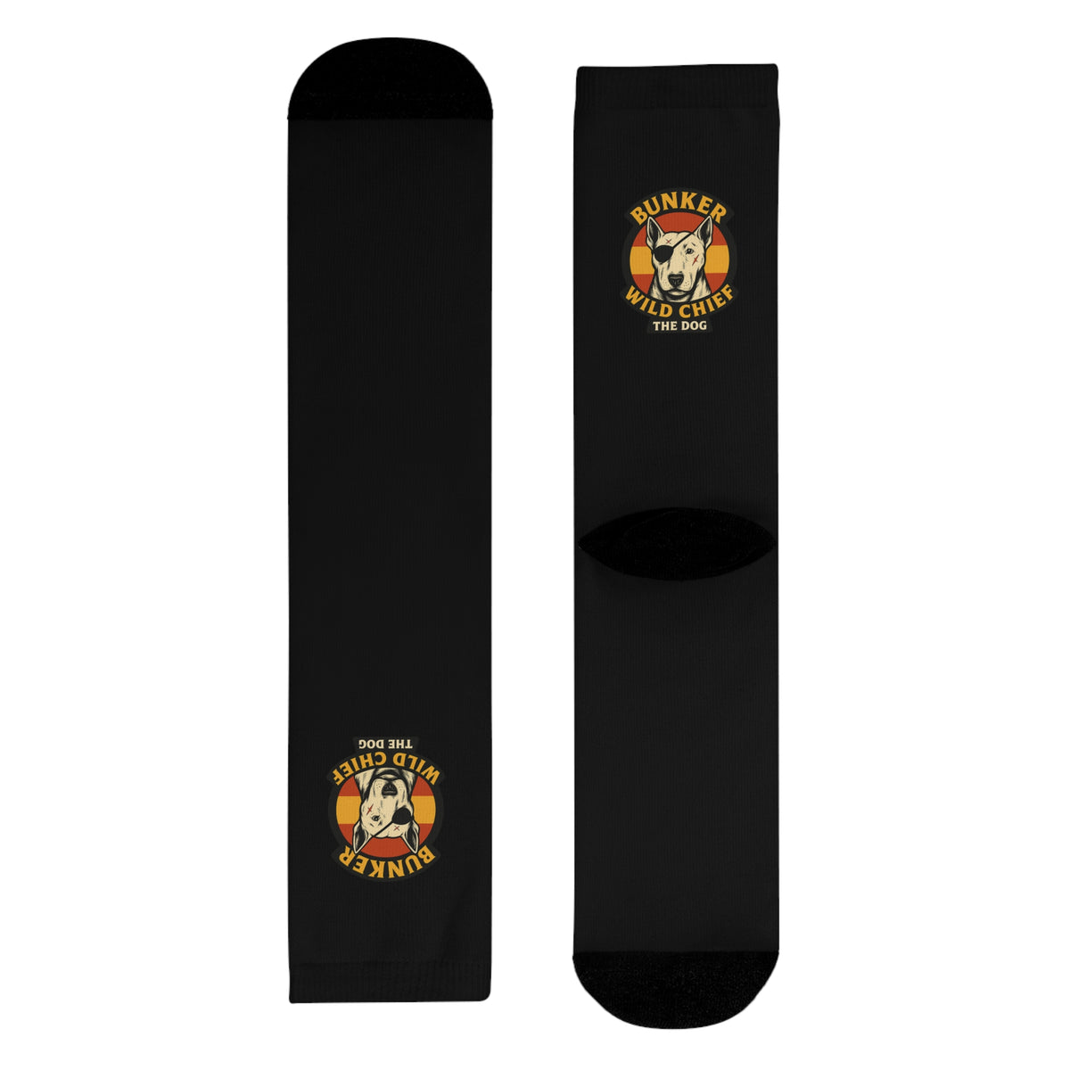 Bunker WC Spanish Flag Black Socks BL