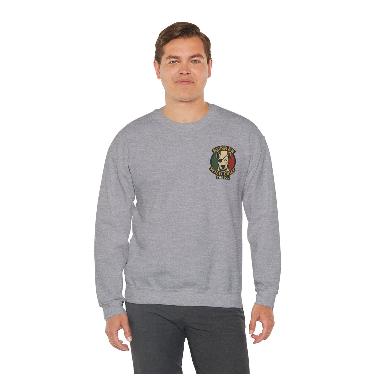 Bunker WC Italian Flag Unisex Crewneck Sweatshirt BL02
