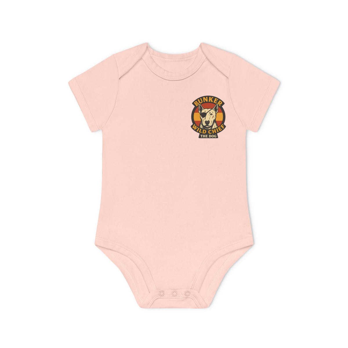 Organic Baby Bunker WC Spanish Flag Bodysuit BL02