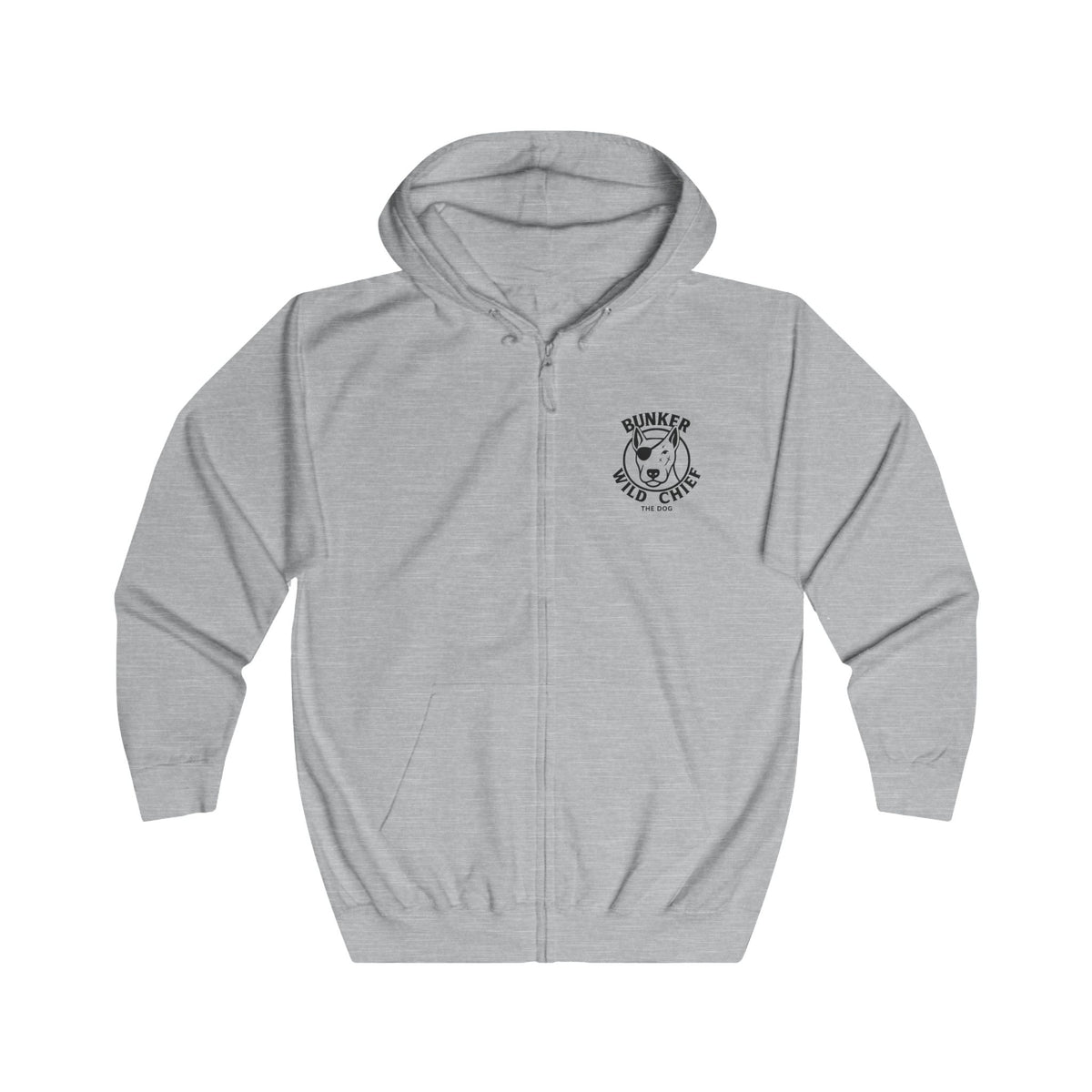 Bunker WC Unisex Full Zip Hoodie, BL02