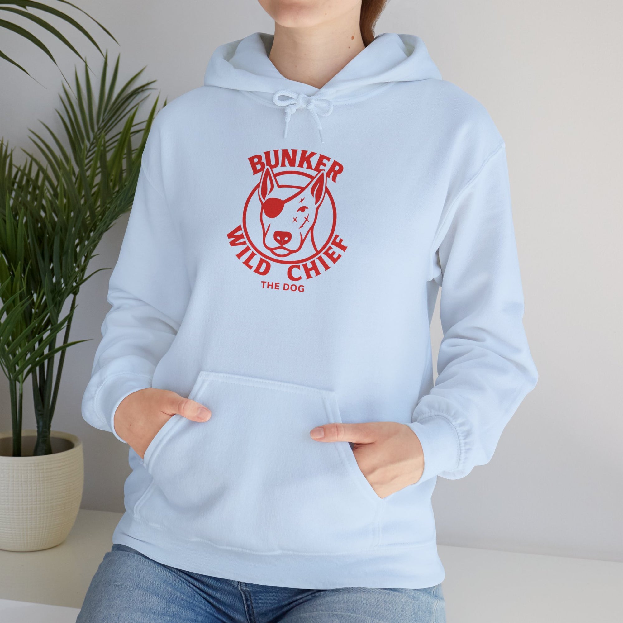 Bunker WC Light Blue Hoodie, Sweatshirt RL02