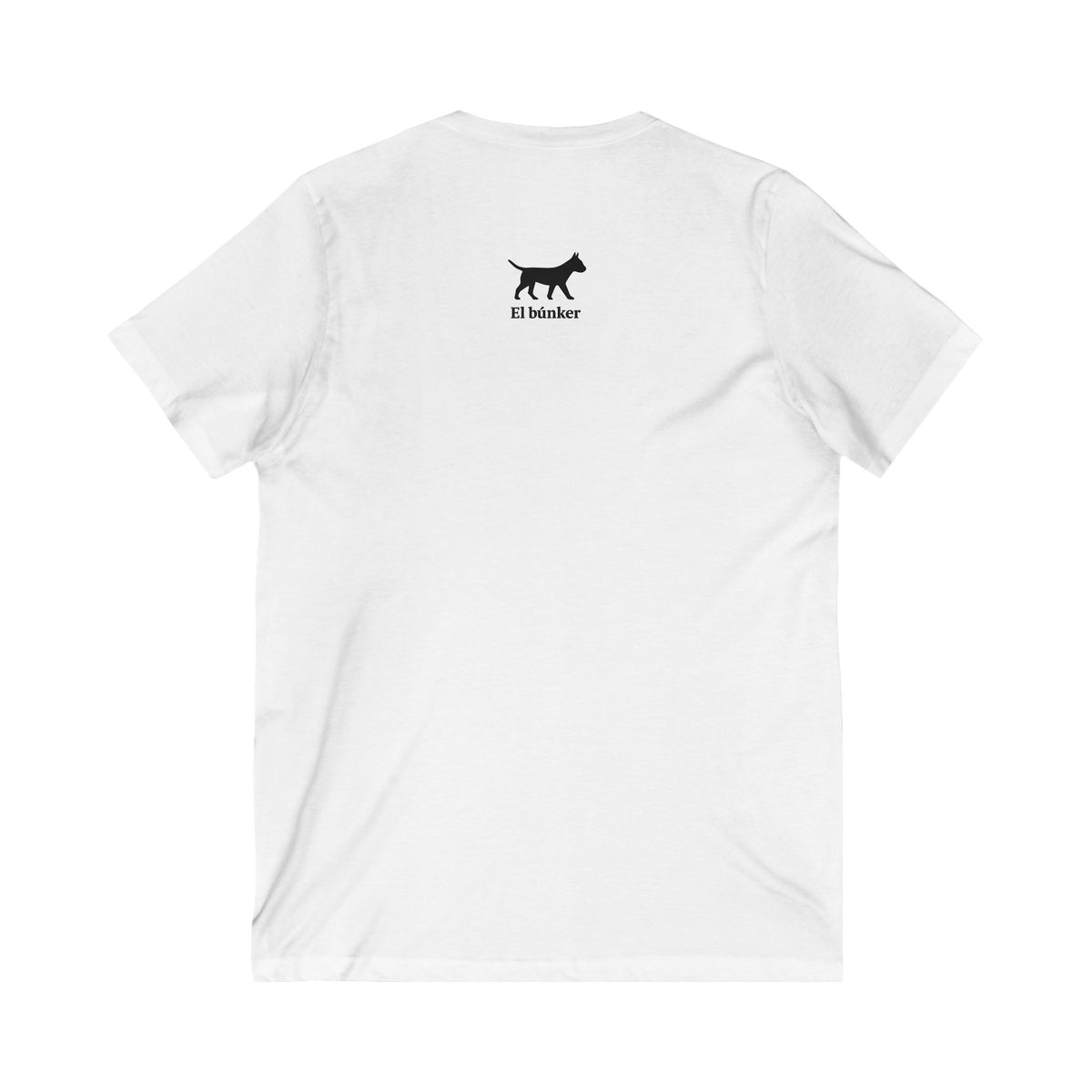 The Bunker Dog Unisex V-Neck T-Shirt W&BL02