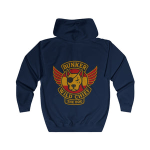 Bunker WC Spanish Flag Unisex Full Zip Hoodie, BL02