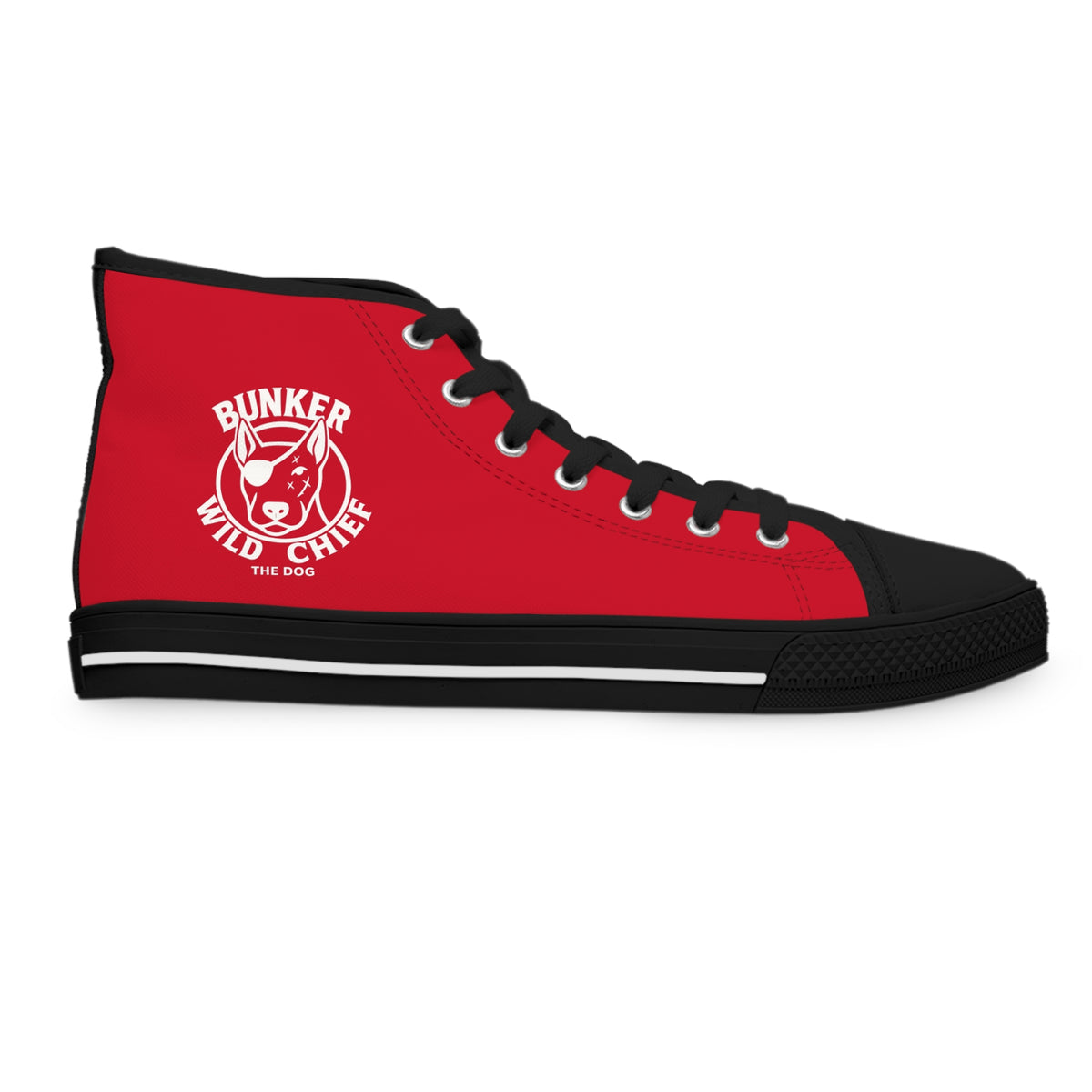 Bunker WC Red Women's High Top Sneakers WL02