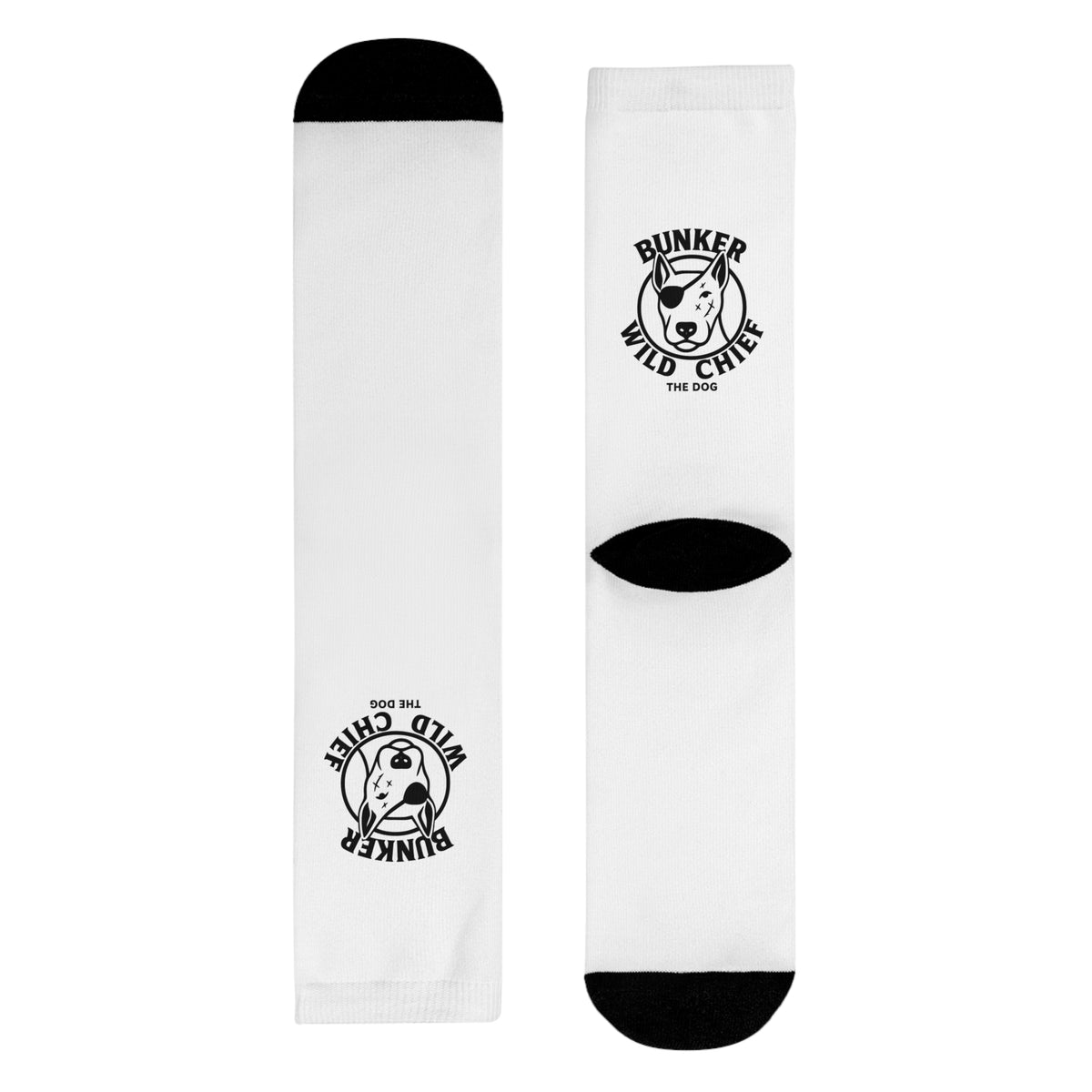 Bunker WC White Crew Socks BL02