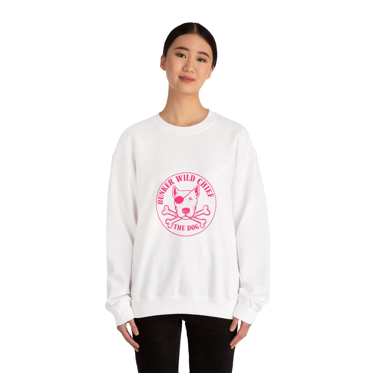 Bunker WC Pink Sweatshirt Unisex Crewneck PL02