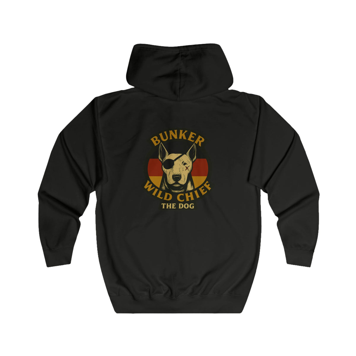 Bunker WC German Flag Unisex Full Zip Hoodie, BL02