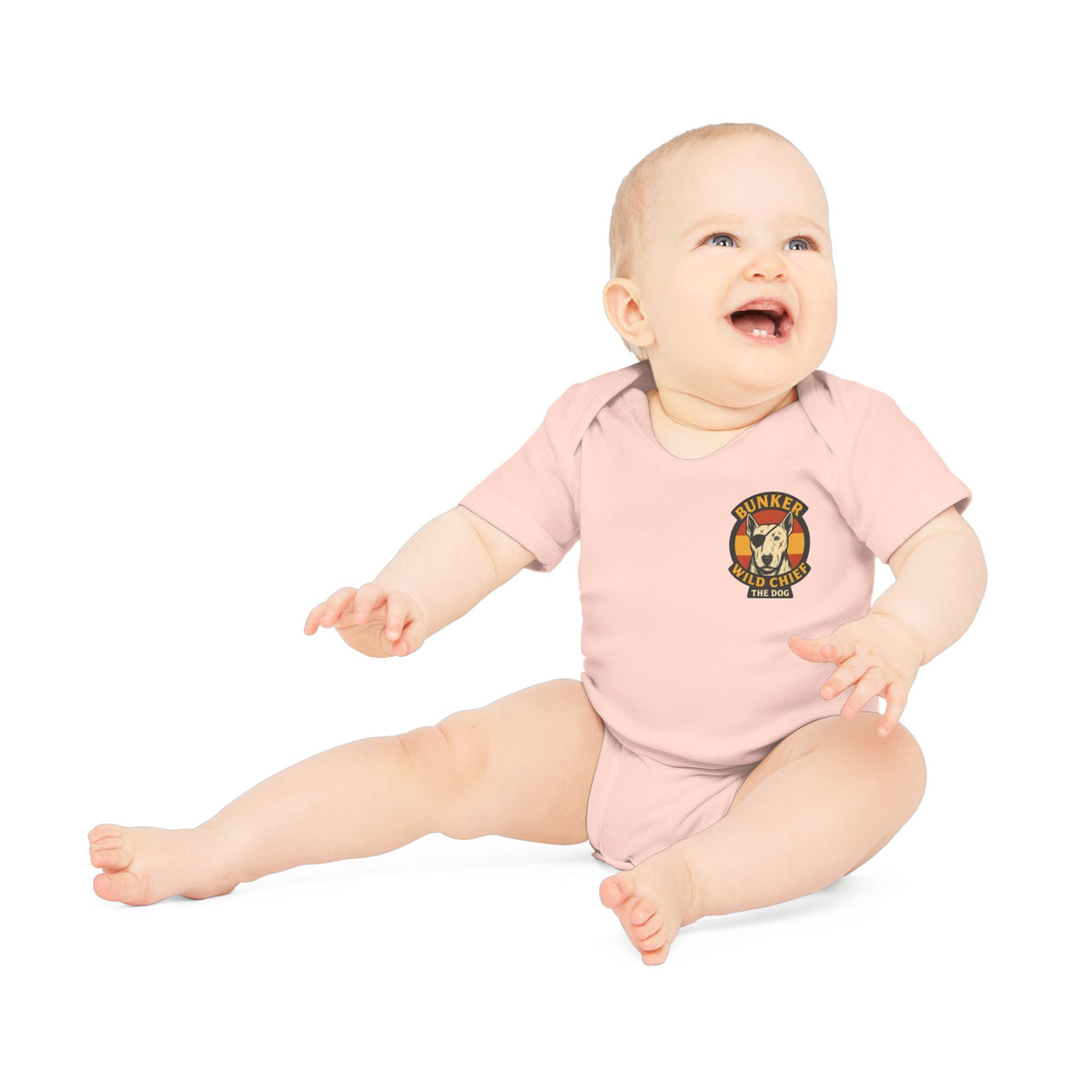 Organic Baby Bunker WC Spanish Flag Bodysuit BL02