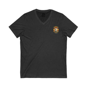 Bunker WC Spanish Flag Unisex V-Neck T-Shirt WL02