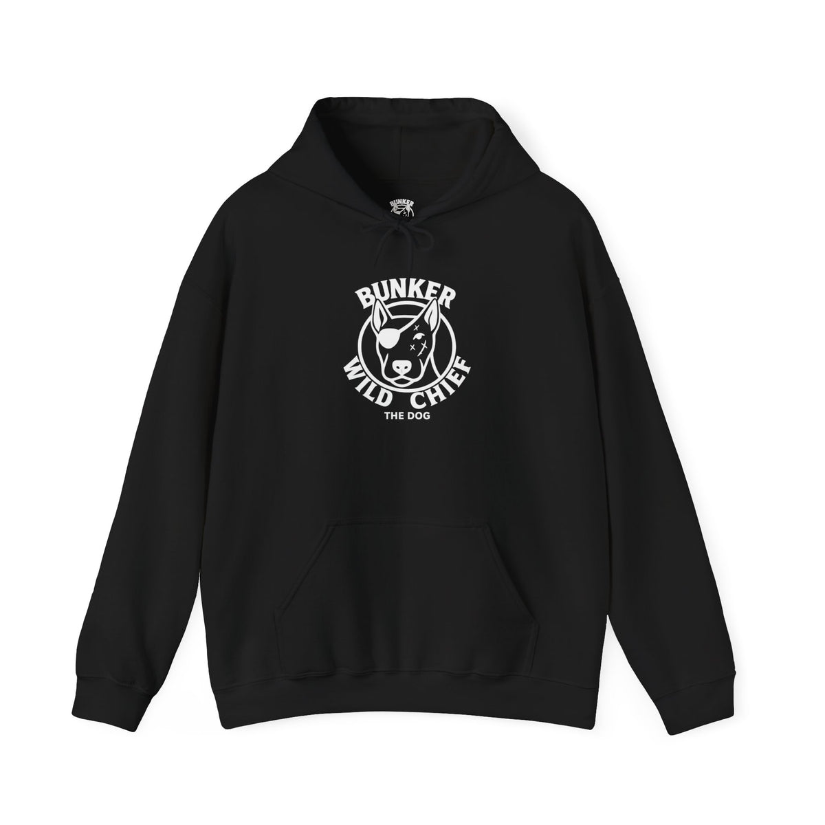 Bunker WC Black Hoodie, Sweatshirt WL02