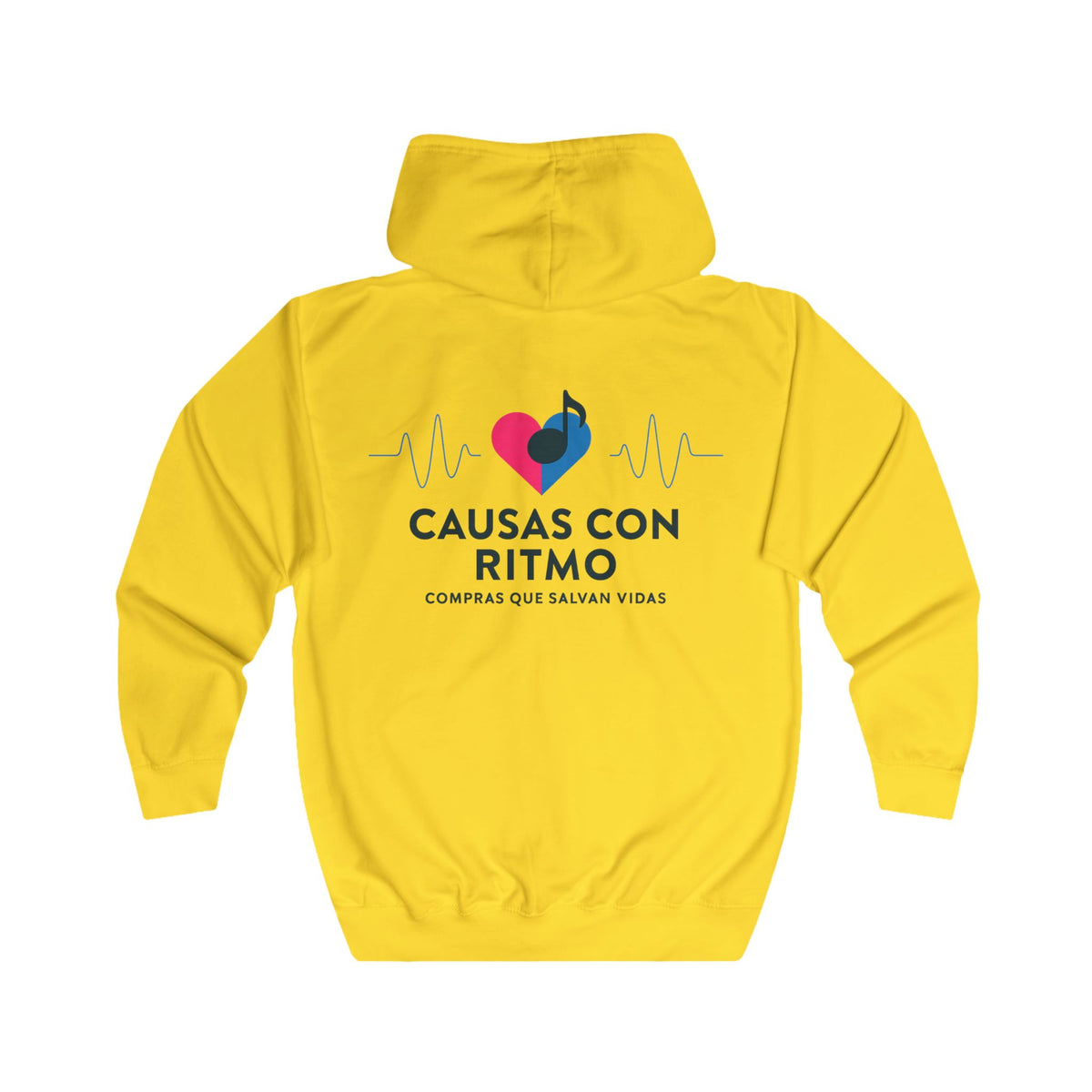 Causas con Ritmo Unisex Full Zip Hoodie FSL&BBL