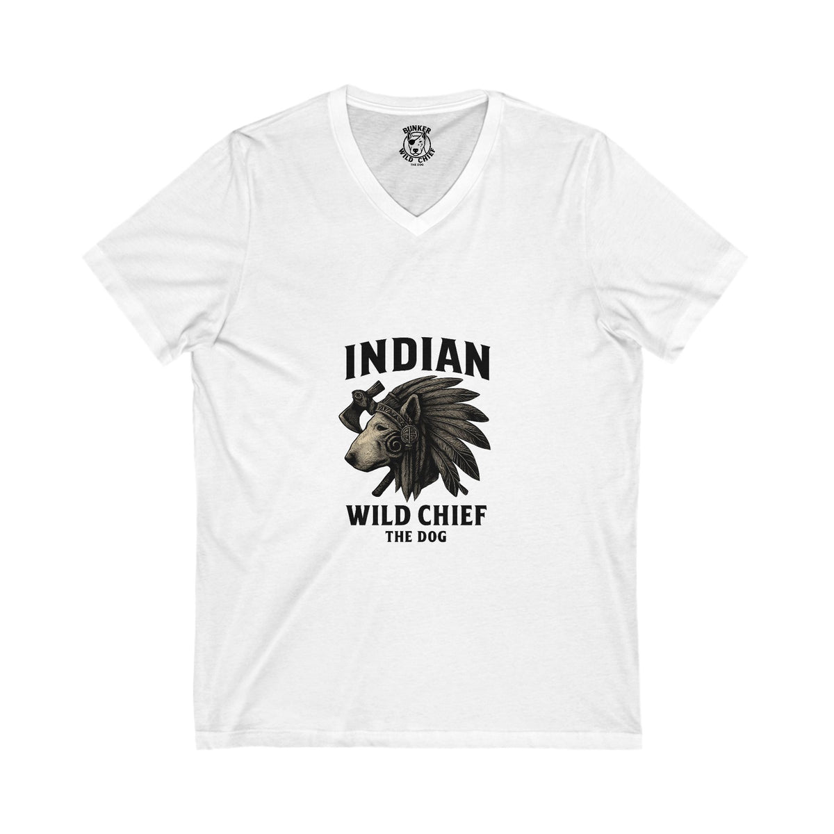 INDIAN Bunker WC Unisex V-Neck T-Shirt BL02