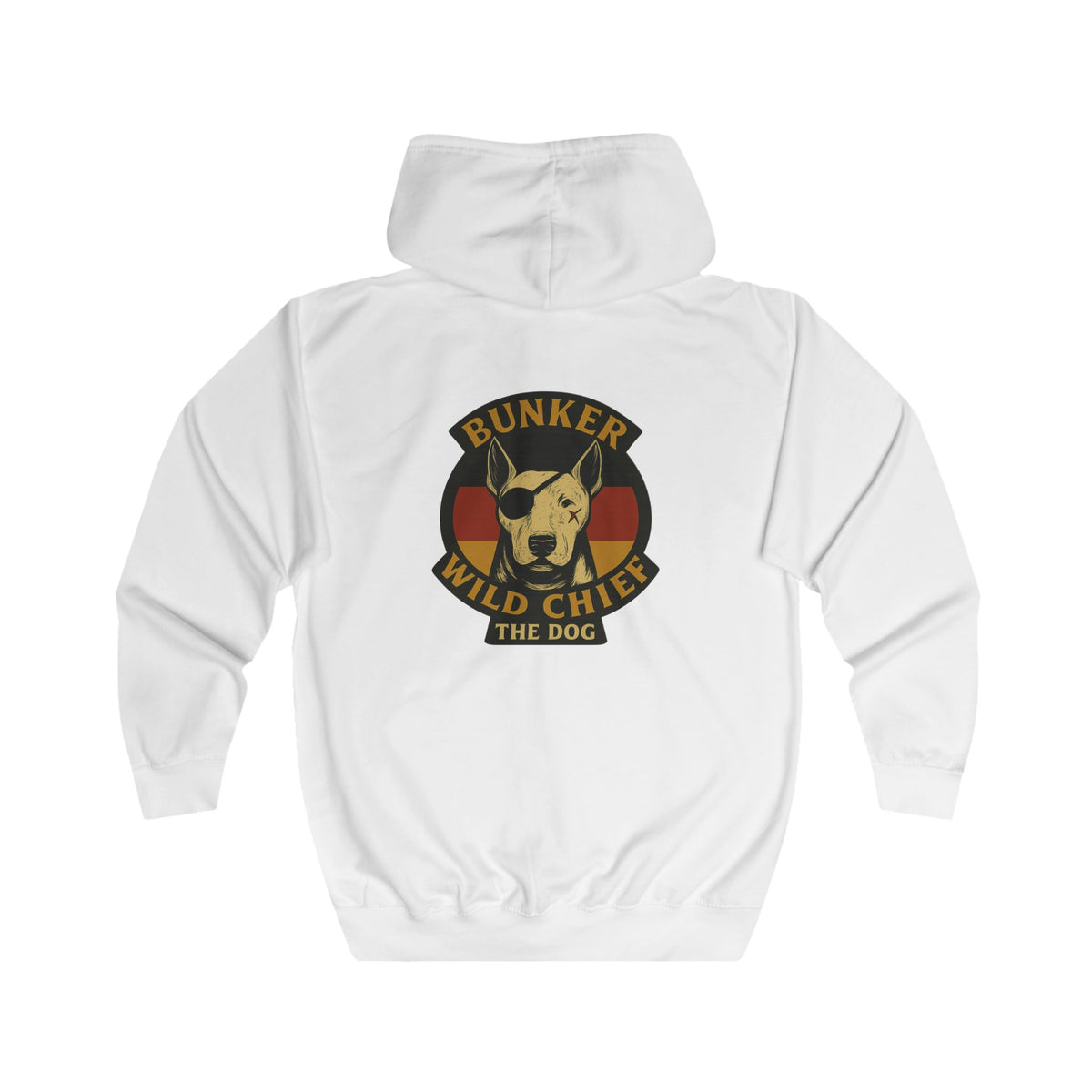 Bunker WC German Flag Unisex Full Zip Hoodie, BL02