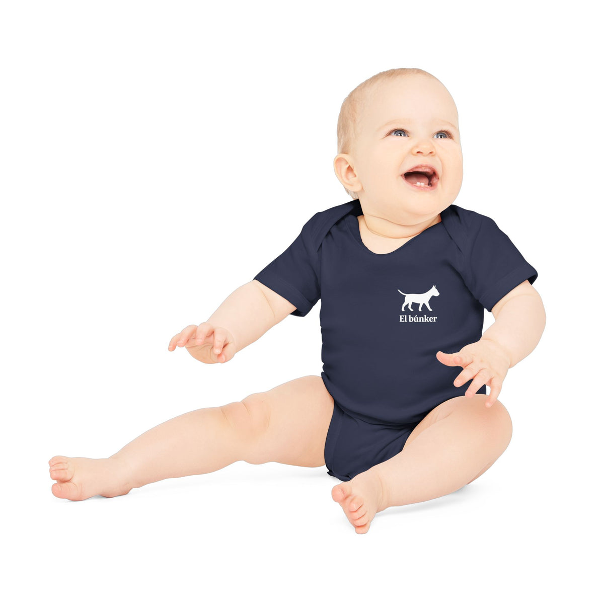 Organic Baby The Bunker WC Bodysuit B&WL02