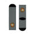 Bunker WC Spanish Flag Dark Gray Socks BL
