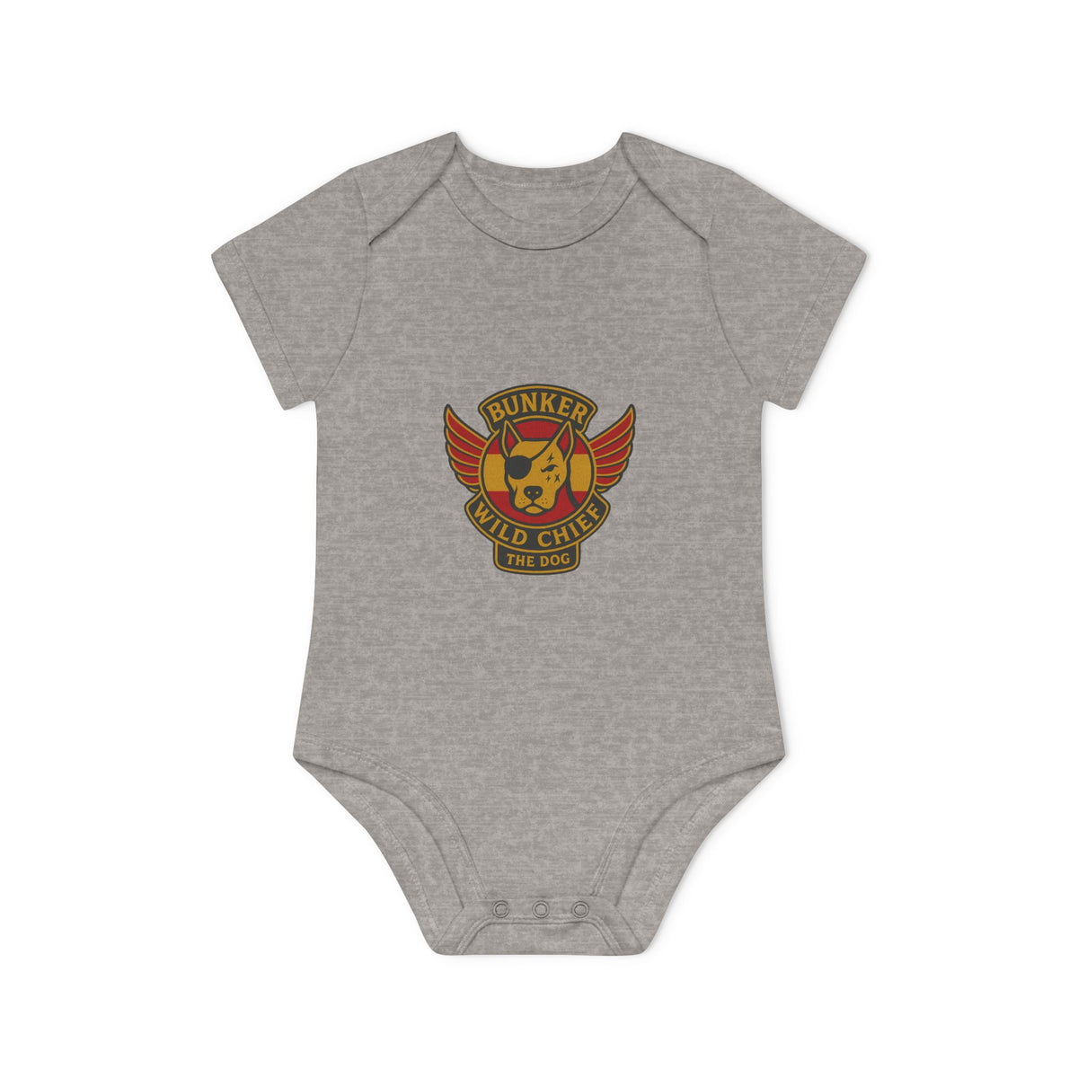 Organic Baby Bunker WC Spanish Flag Bodysuit BL02