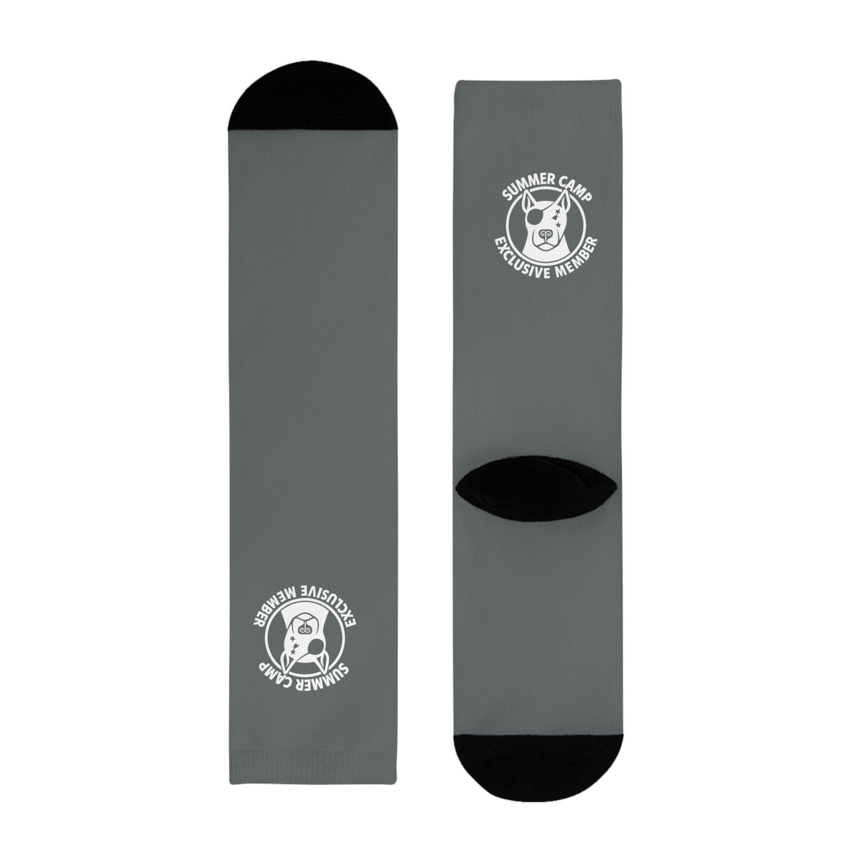 Summer Camp Exclusive Members Dark Gray Socks BL