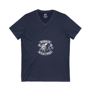Bunker WC Helmet Unisex V-Neck T-Shirt WL02