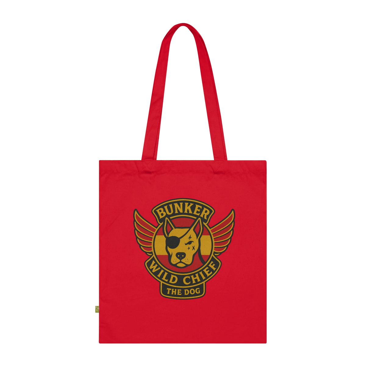 Organic Bunker WC Spanish Flag Cotton Tote Bag BL02