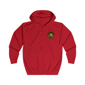 Bunker WC German Flag Unisex Full Zip Hoodie, BL02