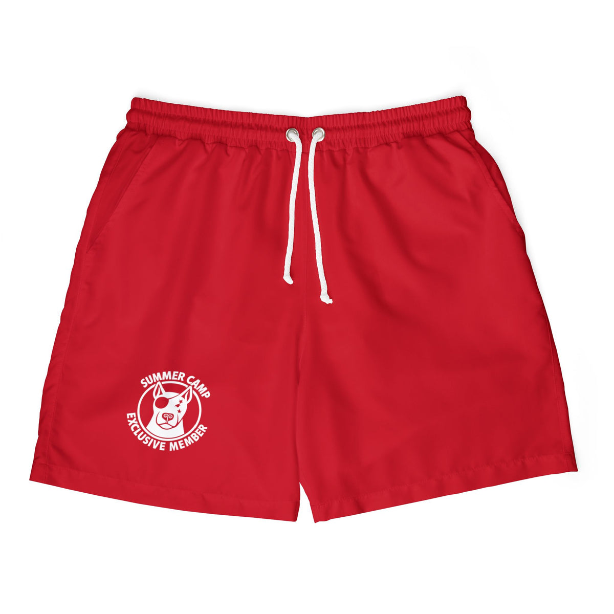 Summer Camp Exclusive Members Unisex Brown Swim Shorts WL02
