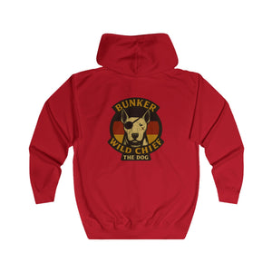 Bunker WC German Flag Unisex Full Zip Hoodie, BL02