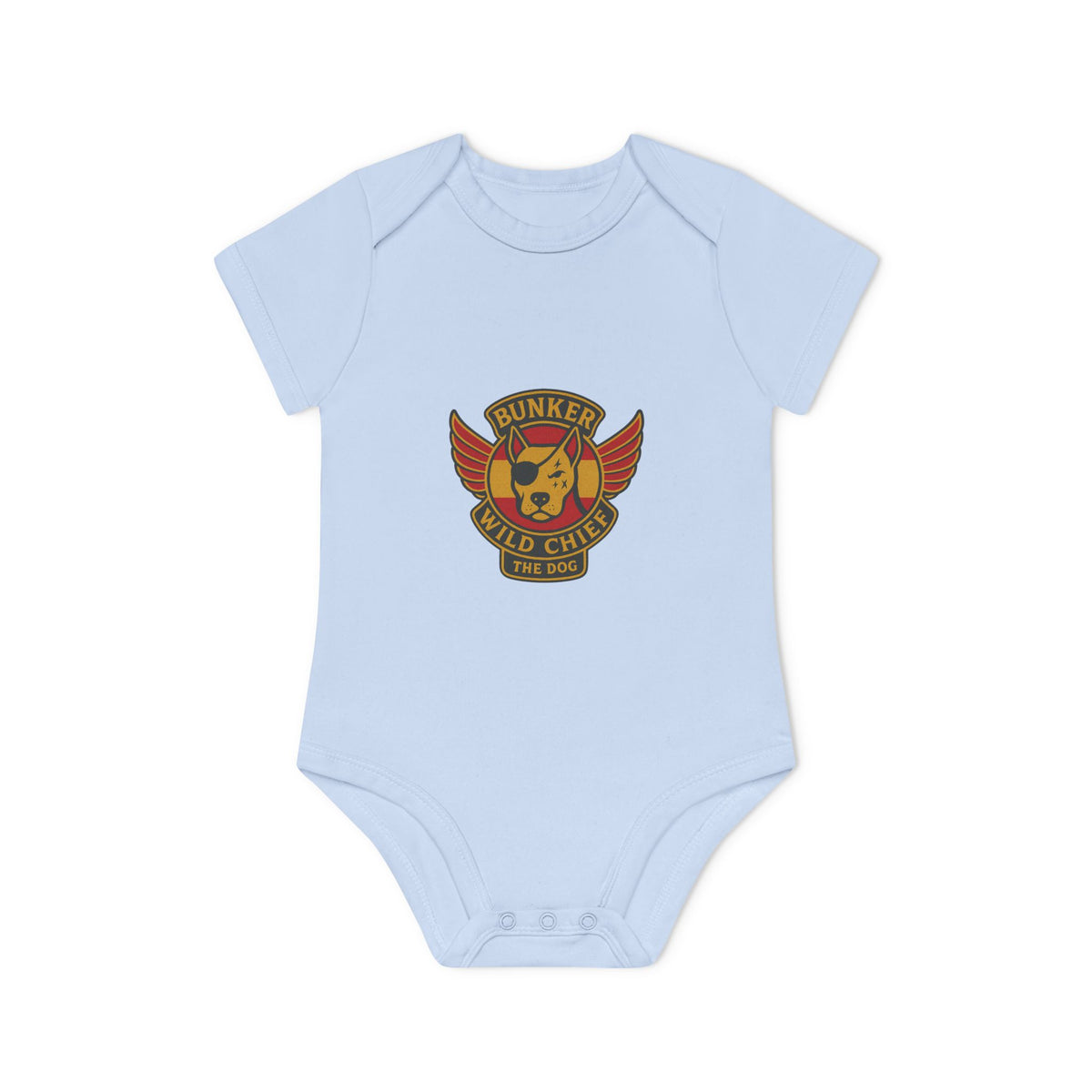 Organic Baby Bunker WC Spanish Flag Bodysuit BL02