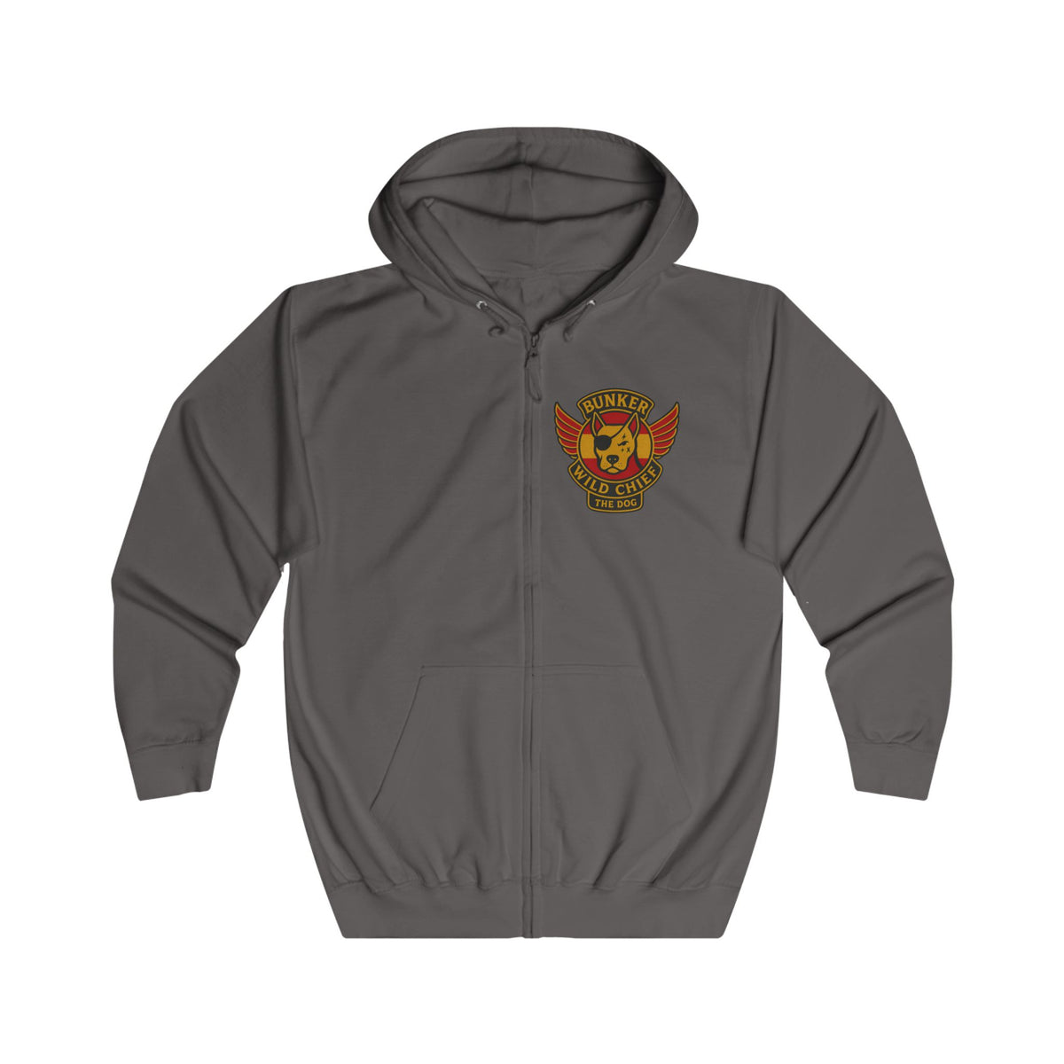 Bunker WC Spanish Flag Unisex Full Zip Hoodie, BL02