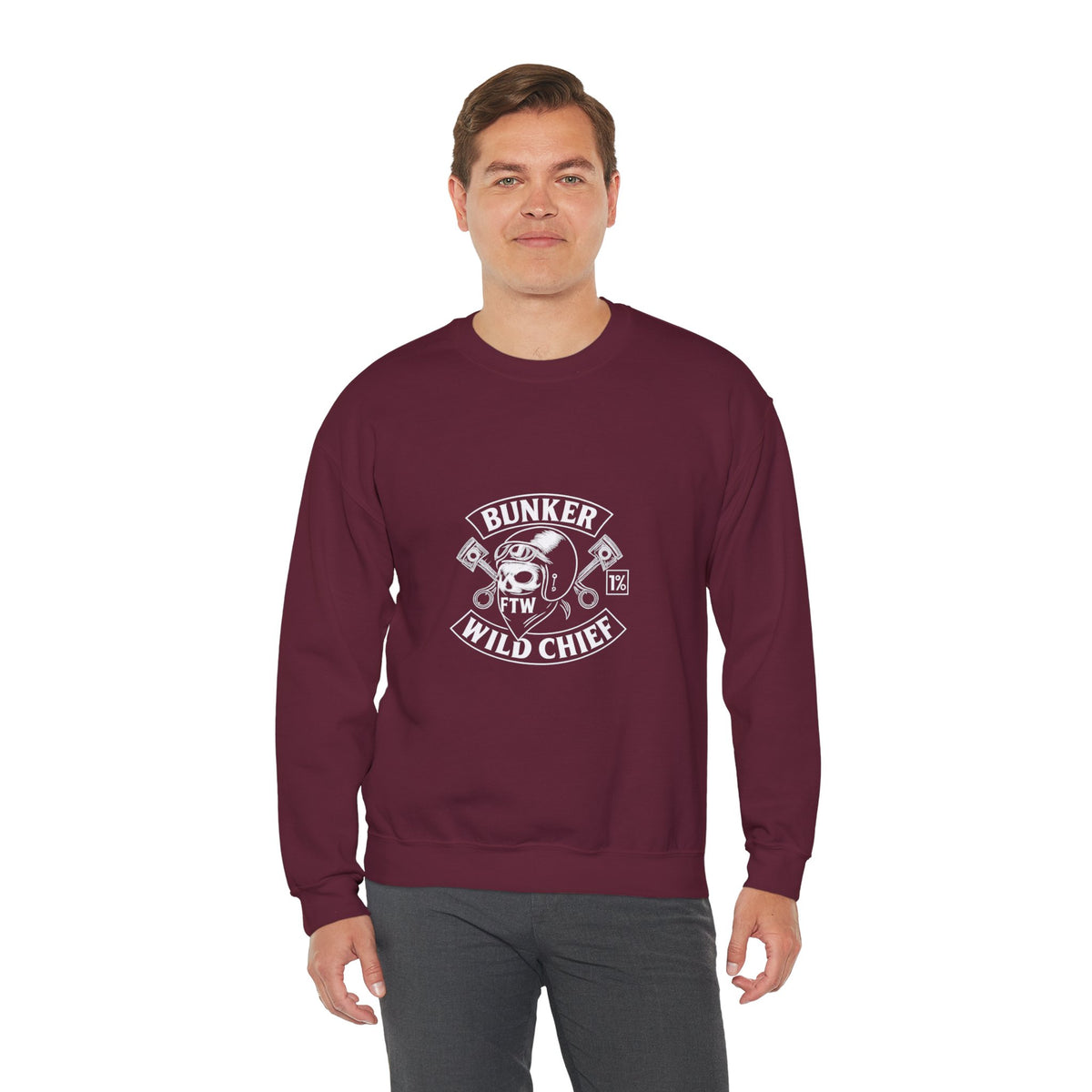 Bunker WC Helmet Unisex Crewneck Sweatshirt WL02