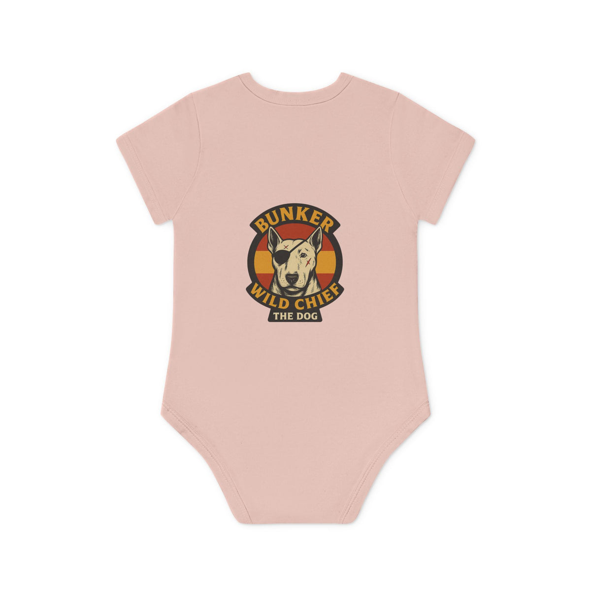 Organic Baby Bunker WC Spanish Flag Bodysuit BL02