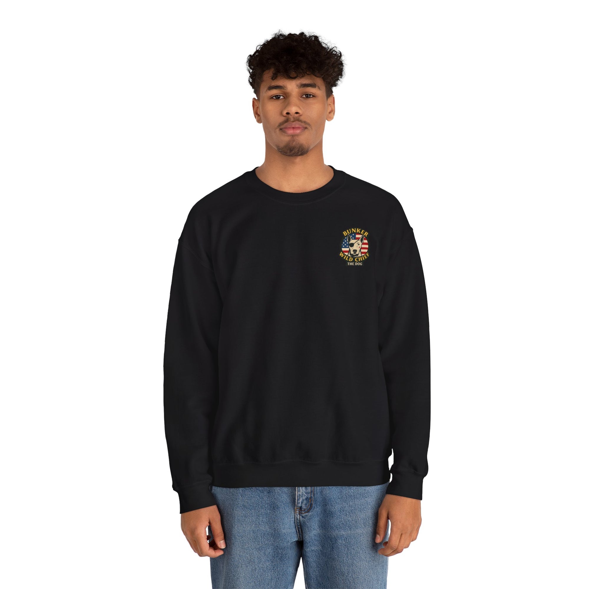 Bunker WC USA Flag Unisex Crewneck Sweatshirt BL02