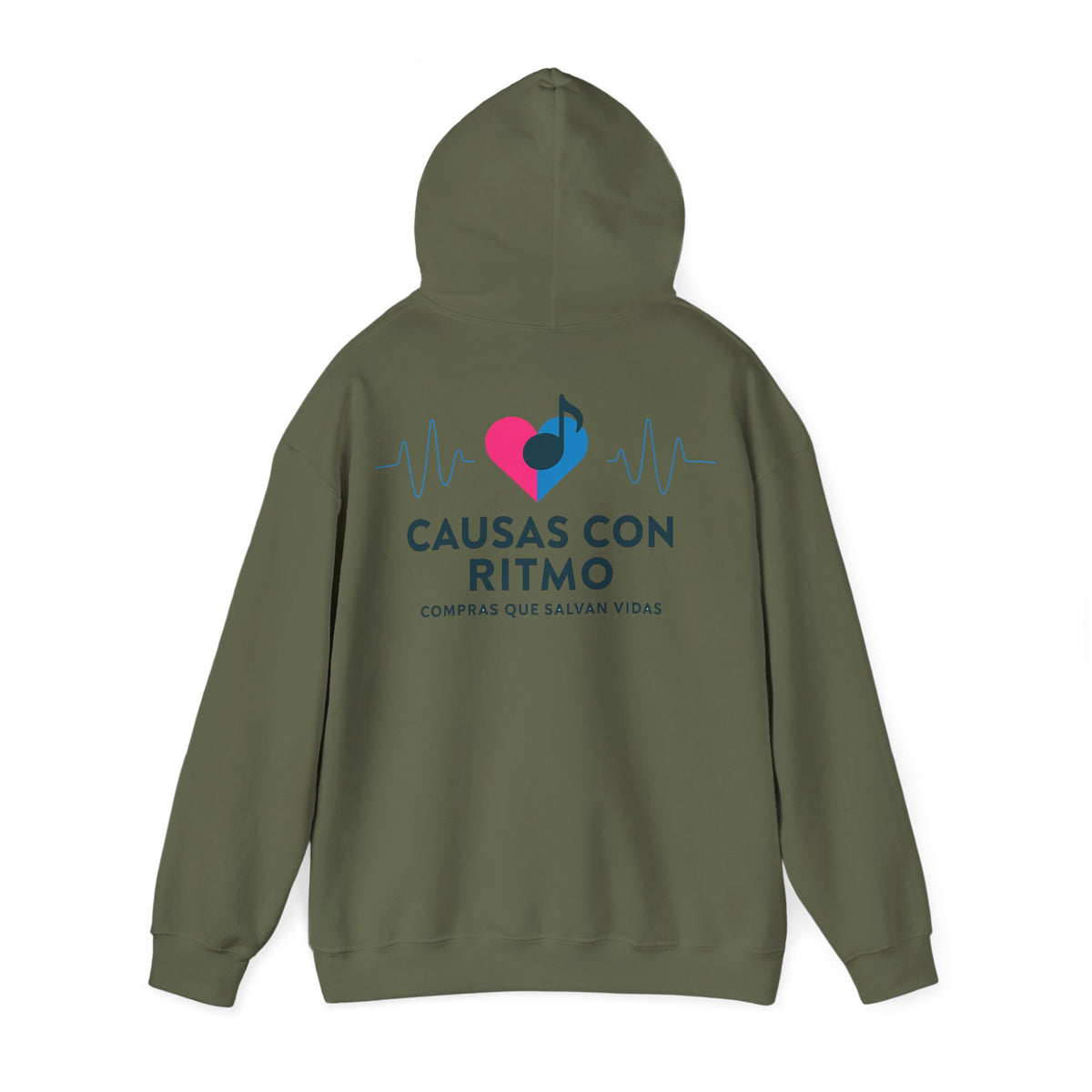 Causas con Ritmo Unisex Heavy Blend Hoodie FSL&BBL