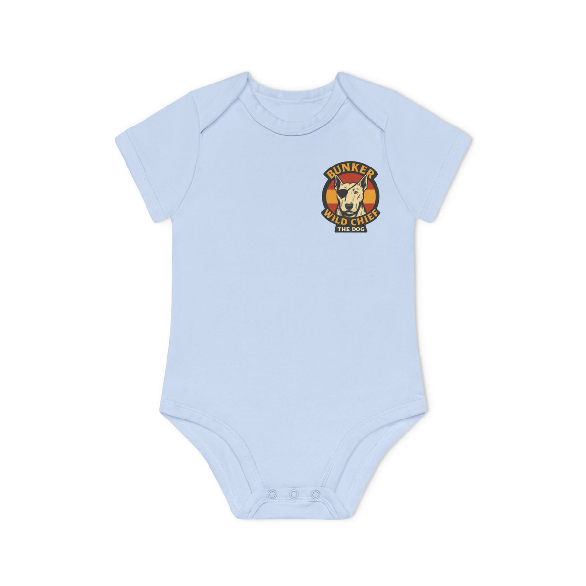 Organic Baby Bunker WC Spanish Flag Bodysuit BL02