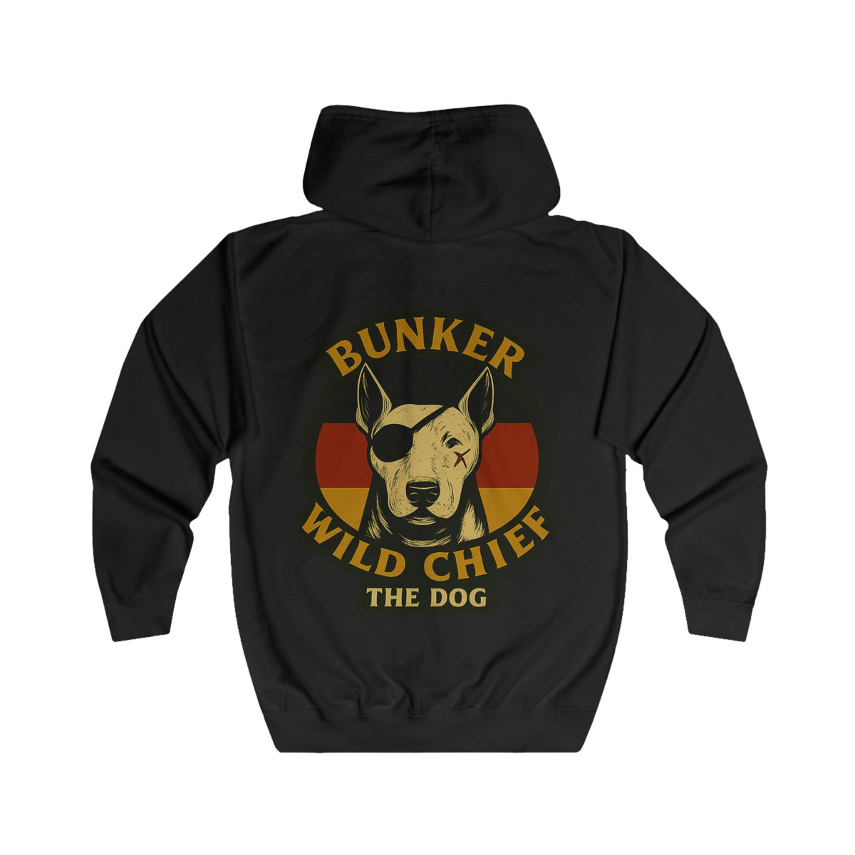 Bunker WC German Flag Unisex Full Zip Hoodie, BL02