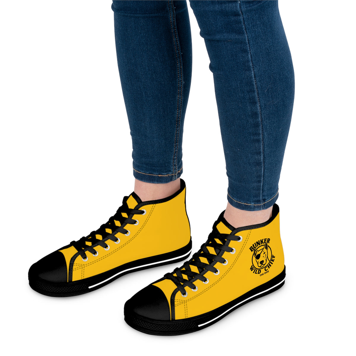 Bunker WC Women's Yellow High Top Sneakers BL02