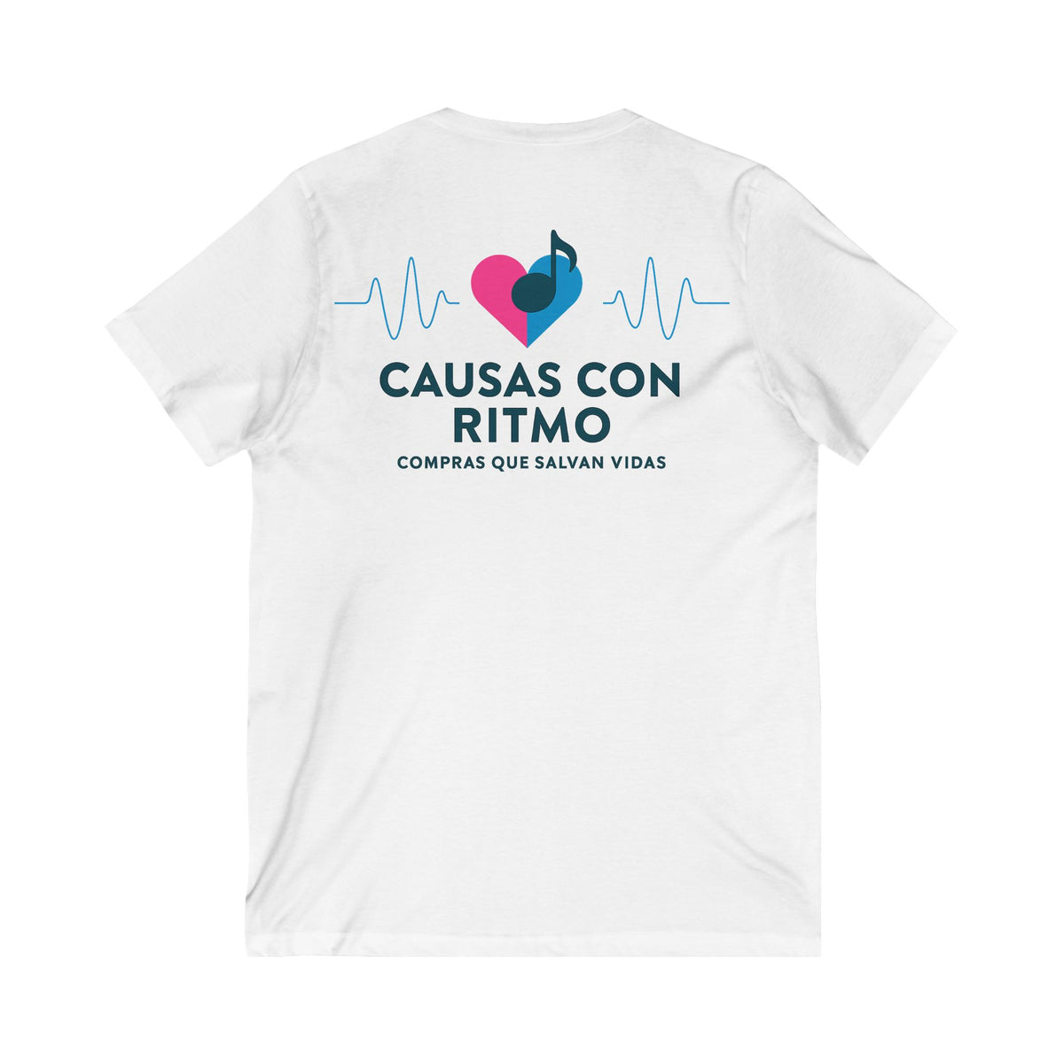 Causas con Ritmo Unisex V-Neck T-Shirt FSL&BBL