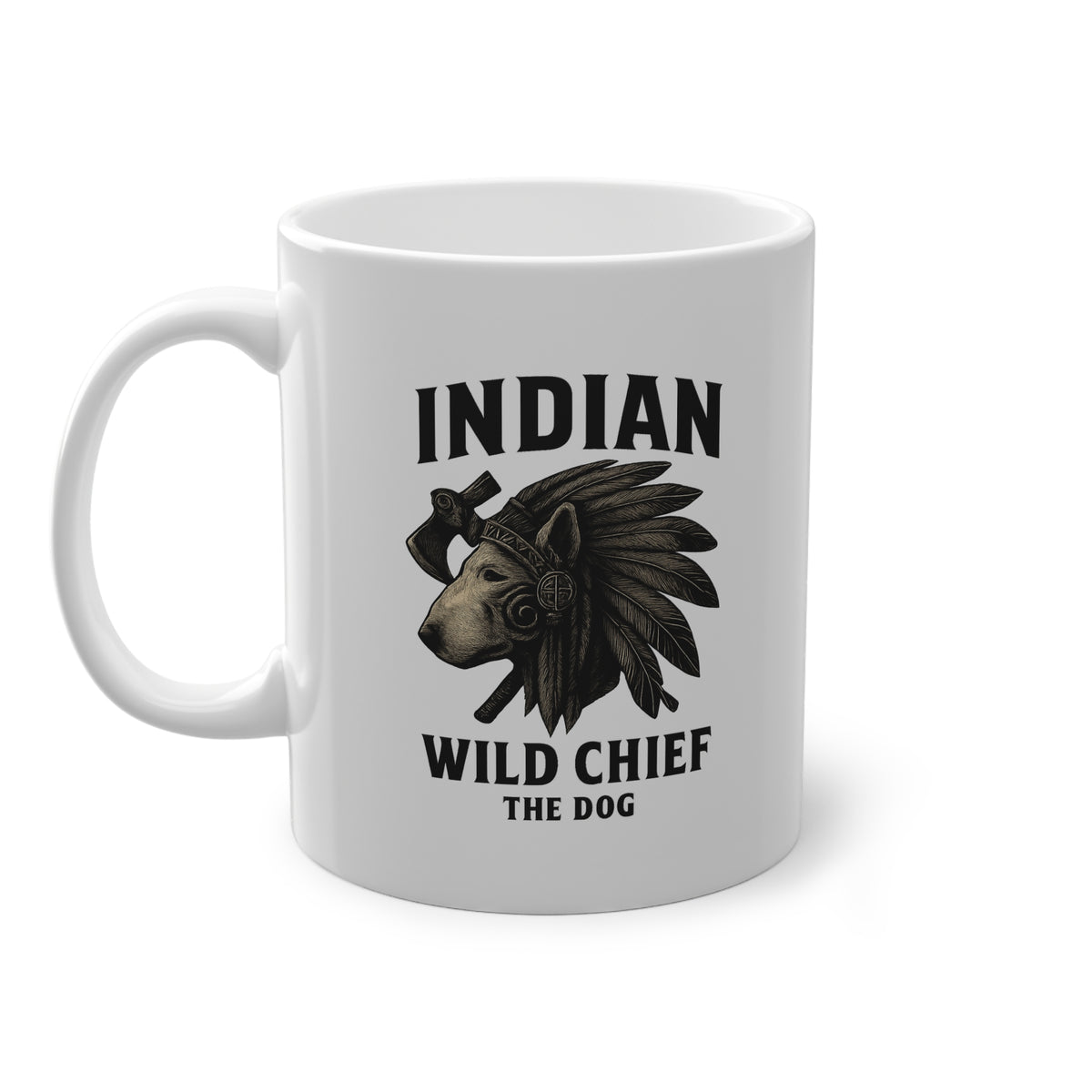 INDIAN Bunker WC 11oz Ceramic Coffee Cup BL02