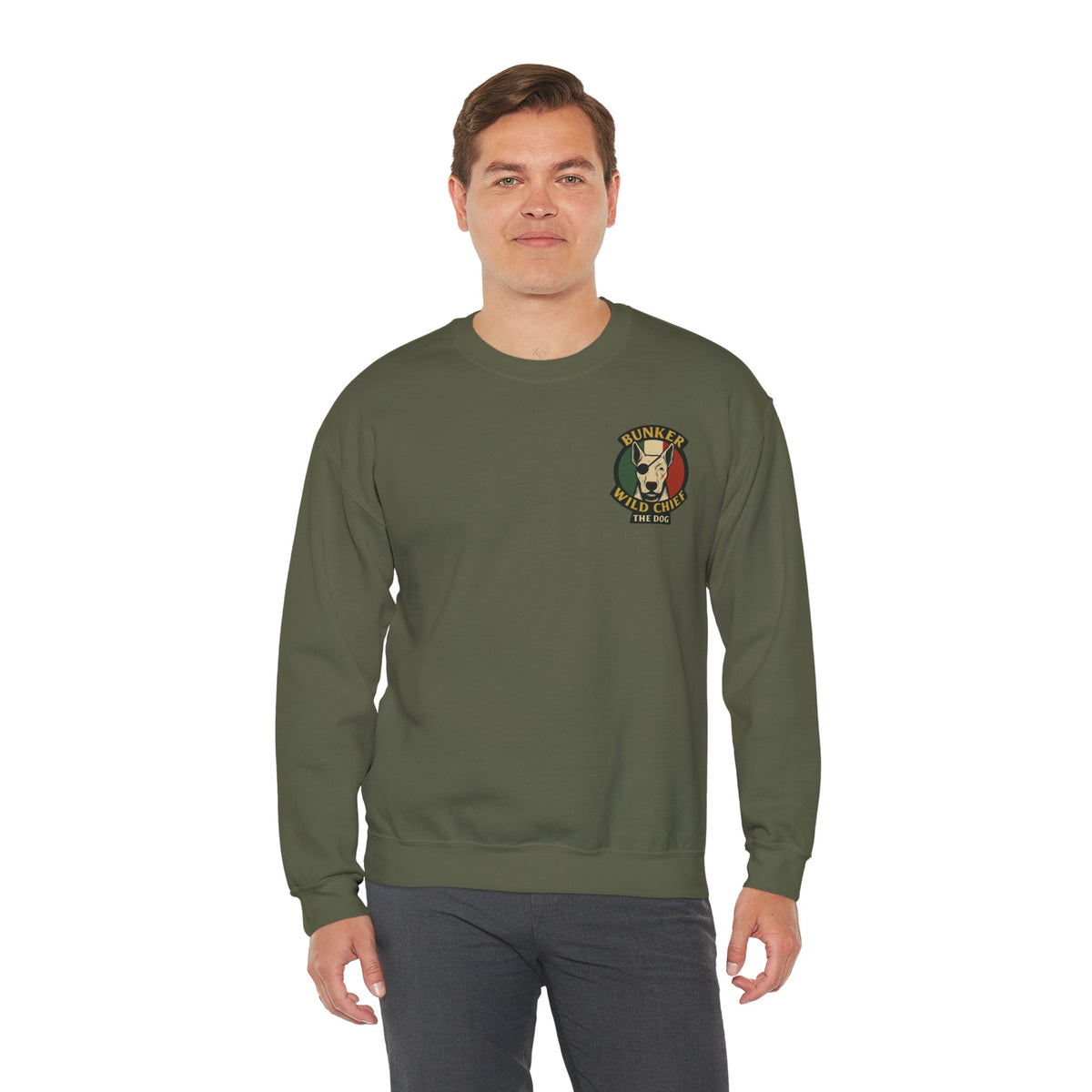 Bunker WC Italian Flag Unisex Crewneck Sweatshirt BL02